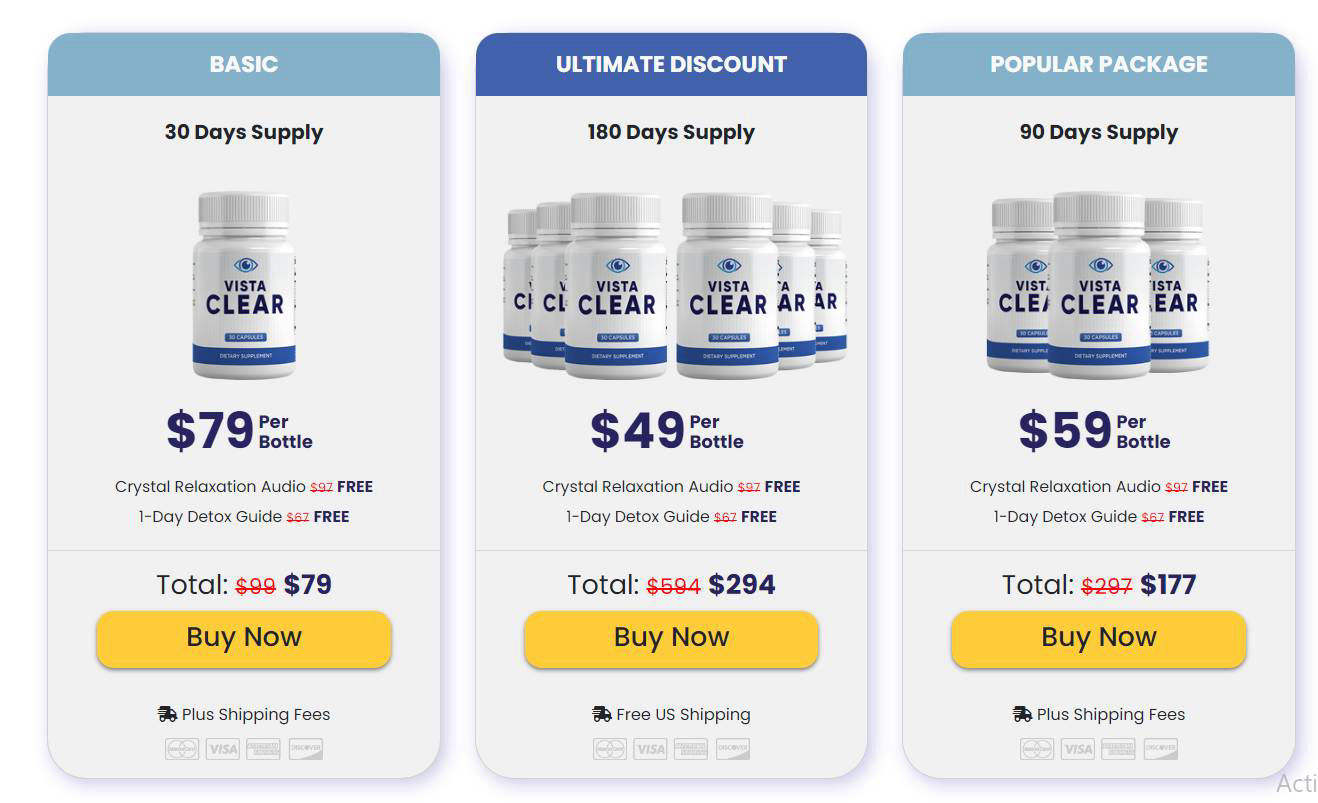 Vista Clear best pricing